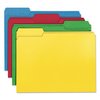 Smead Folder 8-1/2 x 11", 1/3-Cut Tab, Assorted Colors, Pk12 11641